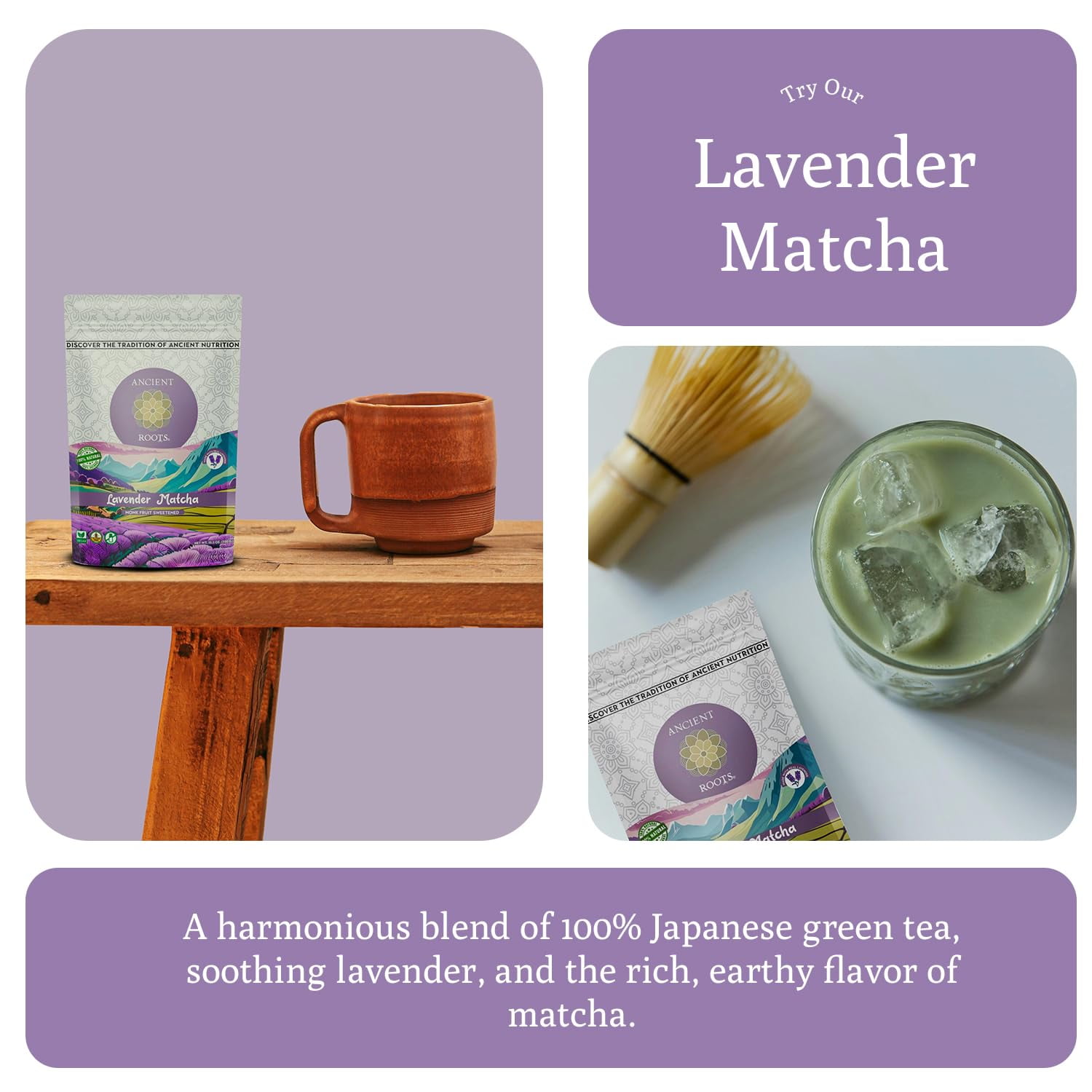 Lavender Matcha Latte Mix - 300g