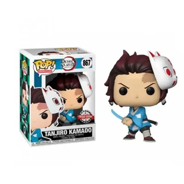 FUNKO POP ANIME Demon Slayer AGATSUMA 869 # HASHIBIRA 1057 # 870 # KAMADO 874 # 873 # 868 # figuras de juguete de acción juguetes de modelos de colección