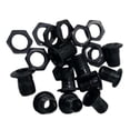thumbnail image 4 of 10 respiraderos para tambor con juntas, 1/2", accesorios para instrumentos musicales negro, 4 of 9
