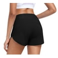 thumbnail image 4 of LWP Womens Running Shorts Quick Dry Sports Shorts High Waist Athletic Workout with Liner Zipper Pockets, 4 of 11
