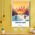 thumbnail image 3 of Montreal Canada Travel Canvas Wall Art – Nature-Inspired Travel Decor with Scenic Views Canada Canvas Wall Print – A Captivating Gift for Adventure Seekers, 3 of 5