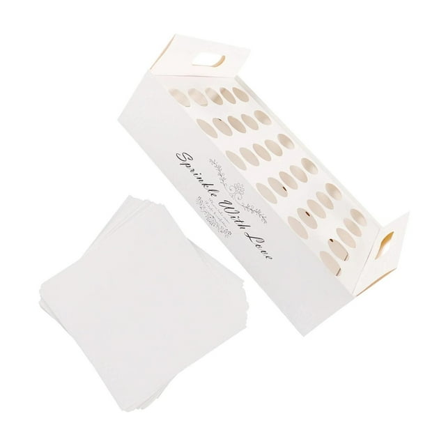 QualitChoice Paper Confetti Cone Holder Box Including Holder Cones Decorating Events Making Moments Memorable With Fine Workmanship White 30 Holes