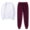 thumbnail image 1 of Besolor Ensembles 2 Pcs pour Femmes Survêtements Décontractés Chandail à Col Rond et Pantalon de Jogging Ensembles d'Entraînement Survêtements, 1 of 5