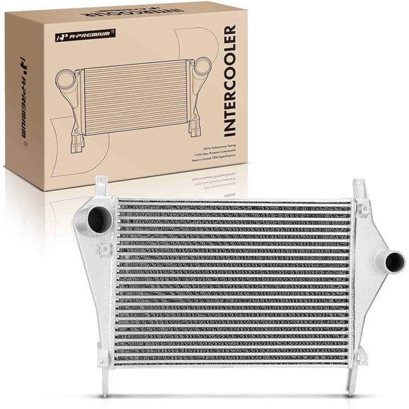 A-Premium Turbo Intercooler Compatible with Ford E-350 Super Duty, E-450 Super Duty, 2008 2009 2010, 6.0L, Replace# 6C2Z6K775A