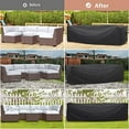 thumbnail image 7 of Patio Furniture Set Cover Waterproof,  Outdoor Sectional Sofa Set Cover Heavy Duty Table and Chair Set, 7 of 7