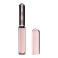 thumbnail image 2 of Cepillo pequeño para flequillo, cepillo alisador de pelo de viaje, peine rizador inalámbrico, peine eléctrico para el hogar, para mujeres y niñas. Oro rosa, 2 of 10
