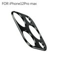 thumbnail image 2 of Matsuzay Nueva cubierta de la cámara del teléfono Protector de película de lente de cámara de teléfono de aleación de aluminio, negro, reemplazo Teléfono y Comunicación Negro i12Pro máximo, 2 of 8
