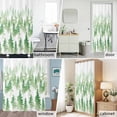 thumbnail image 6 of Pine Tree Fabric Shower Curtain Nature Foggy Forest Green Ombre Washable Shower Curtains for Bathroom, Waterproof Bath Curtain with Hooks Home Decor 72x84in, 6 of 8
