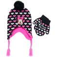 thumbnail image 1 of Set de Gorro y Manoplas Disney Minnie Mouse para Niñas Pequeñas 2-4 Años, 1 of 7
