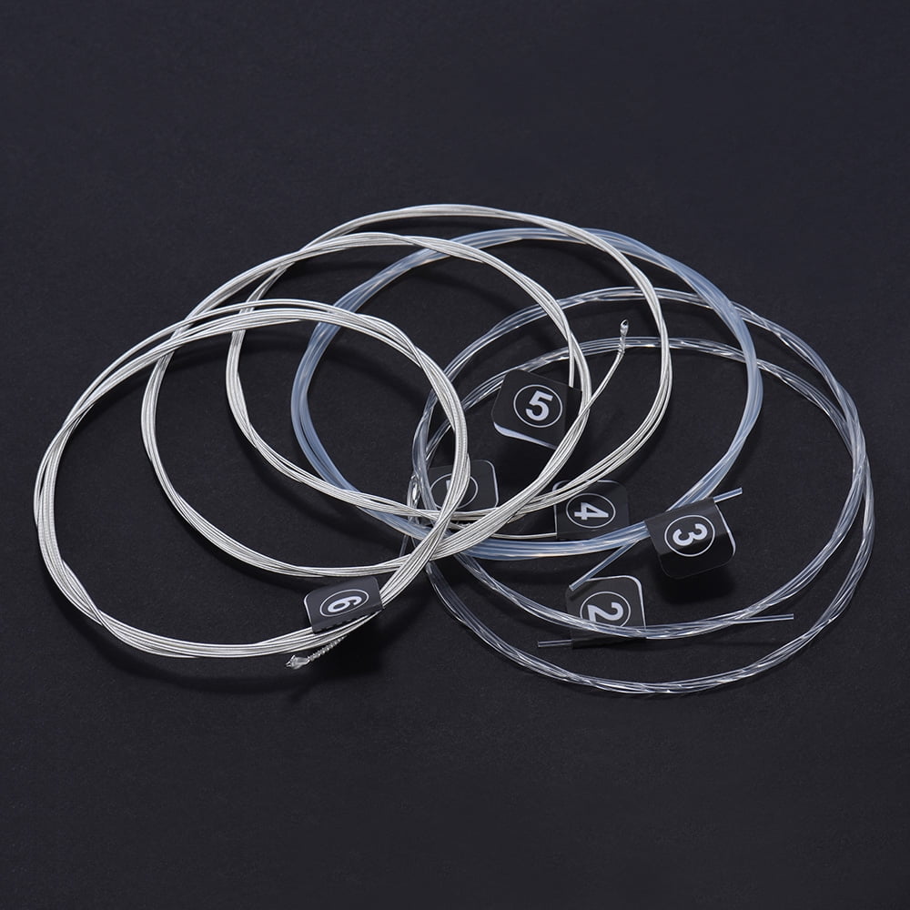 Nylon Core with Silver Plated Wire Ammoon Orphee NX36 Classical Guitar Nylon Replacement Strings Normal Tension 6-Piece Complete Replacement Set 0.028-0.043 