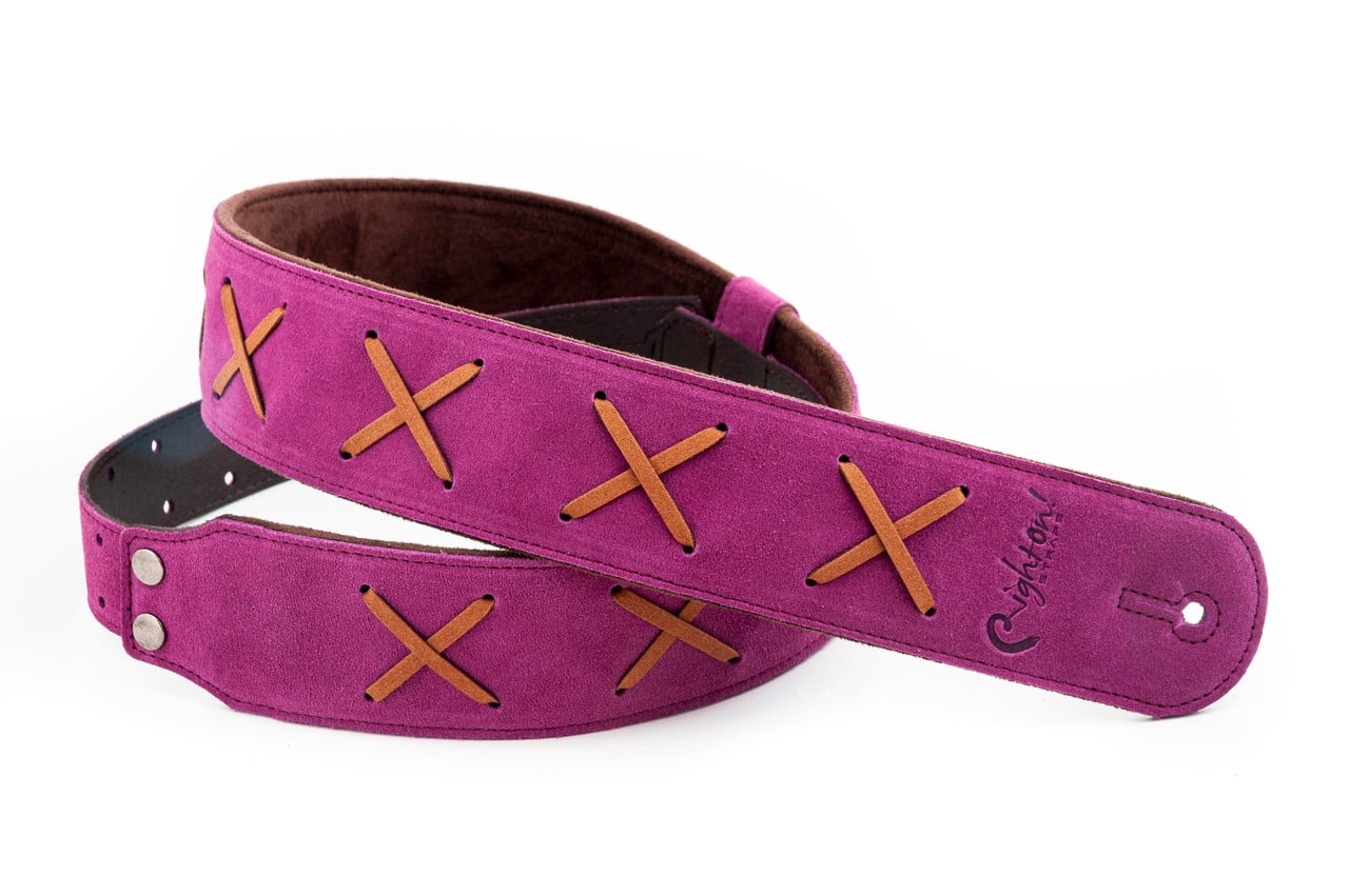 RightOn! Straps Legend D. Gilmour Inspired Guitar Strap - Pink