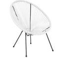 thumbnail image 2 of White Bungee Oval Lounge Chair, 2 of 7