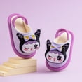 thumbnail image 2 of yocbz Toddler Slippers Girl Girls Boys Cute Cartoon Slippers Kids Warm Winter House Shoes Purple,Size for US 8, 2 of 6