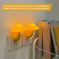 thumbnail image 3 of Pebbuoy LED Night Lamp Creative Shape Energy-saving Plug-Play Flicker Free Eye Protection with Light Sensor Cute Mushroom Night Lamp, 3 of 7