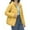 Yellow, variant on Duoif Puffer Jacket Womens, Women's Casual Feather Lightweight 90 down Jacket Can Be Stored Solid Color down Jacket with Storage Bag for Winter Jackets for Women Black L