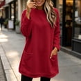 thumbnail image 2 of Enjoytime Crew Neck Sweatshirts Women Long Sleeve Casual Pullover Long Sweatshirt Trendy Fall Winter Plus Size Clothes, 2 of 8