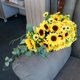 thumbnail image 4 of de girasol artificiales estilo cascada con , ensayo de boda para compromiso nupcial Yotijar ramos de novia, 4 of 10