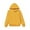 Yellow, variant on Jalioing Casual Hooded Sweatshirts for Kids Lightweight Long Sleeve Hoodies with Pocket Boys Girls Solid Pullover
