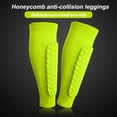 thumbnail image 4 of Ettsollp Football Shin Guards 1 Pair Soccer Sports Shin Guards High Impact Resistant Anti-collision Calf Protection Football Protective Gear for Adults Men, 4 of 8