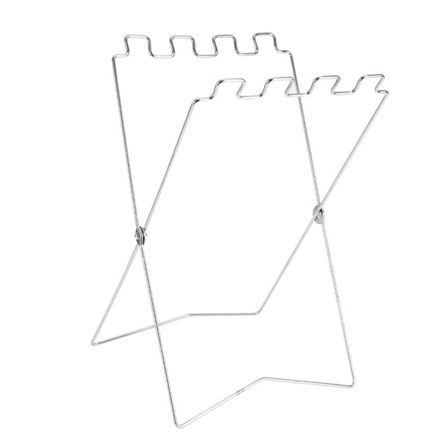 Soporte de Acero para Bolsa de Basura Portátil, Estante Plegable Para Bolsa de Basura Con Estructura Estable Para Acampar Al Aire Libre, Barbacoa, Picnic