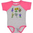 thumbnail image 3 of Inktastic Group of Beautiful Wildflowers Boys or Girls Baby Bodysuit, 3 of 5
