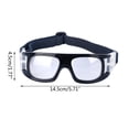 thumbnail image 3 of Windproof Football Basketball Sports Eyeglasses Soccer Protective Eyewear Anti-Collision Eyewear Headband Goggles, 3 of 8