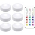 thumbnail image 1 of 16-color LED touch night light, RGB remote control cabinet light, 1 of 4