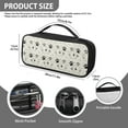 thumbnail image 7 of Jiueut Dog Paw Stethoscope Storage Bag Storage Bag Organizer with Mesh Pocket Carrying Case for Stethoscopes Handle Bag with Stethoscope Lightweight Stethoscope Bag for Nurses, 7 of 7