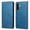 Blue, variant on Wallet Case for Honor X6B Flip Phone Case with Card Slots, Cash Pocket, Kickstand, Magnetic Closure & Wrist Strap, TPU Soft Shell Cover Green