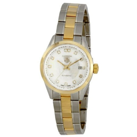TAG Heuer Women's WV2450BD0797 Carrera Automatic Mother-Of-Pearl Dial Watch