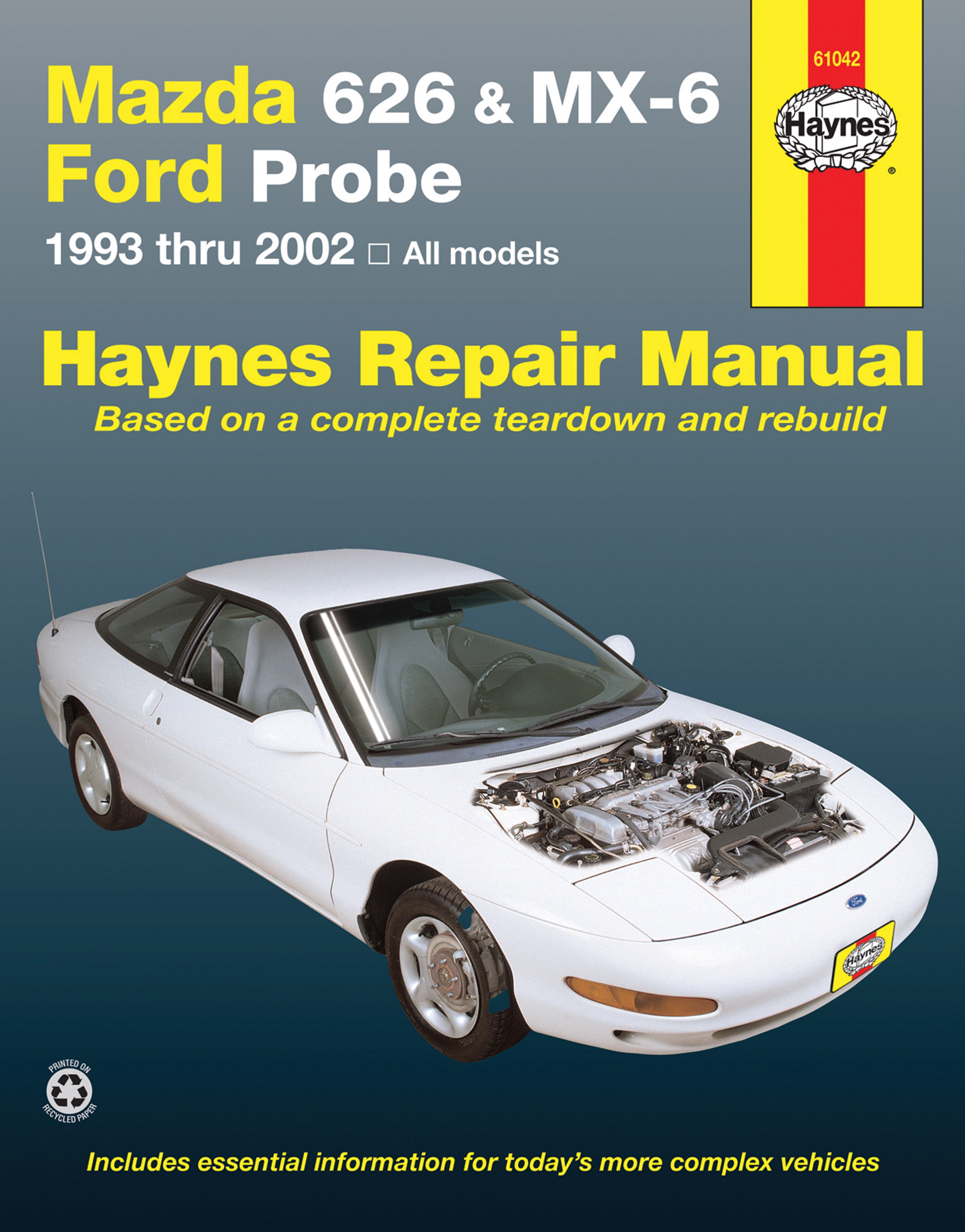 Mazda 626, MX-6 & Ford Probe covering Mazda 626 (93-02), Mazda MX-6