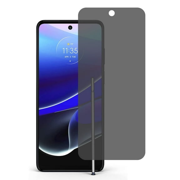 [2 Pack] Tempered Glass Screen Protector Privacy Protective Protector Anti Spy Cover for Motorola Moto G Stylus 5G 2022