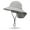 Gray, variant on Boys Girls Summer Sun Hat UPF 50+ Wide Brim Collar Flip Beach Cap for 1-7 Years Play/Grey