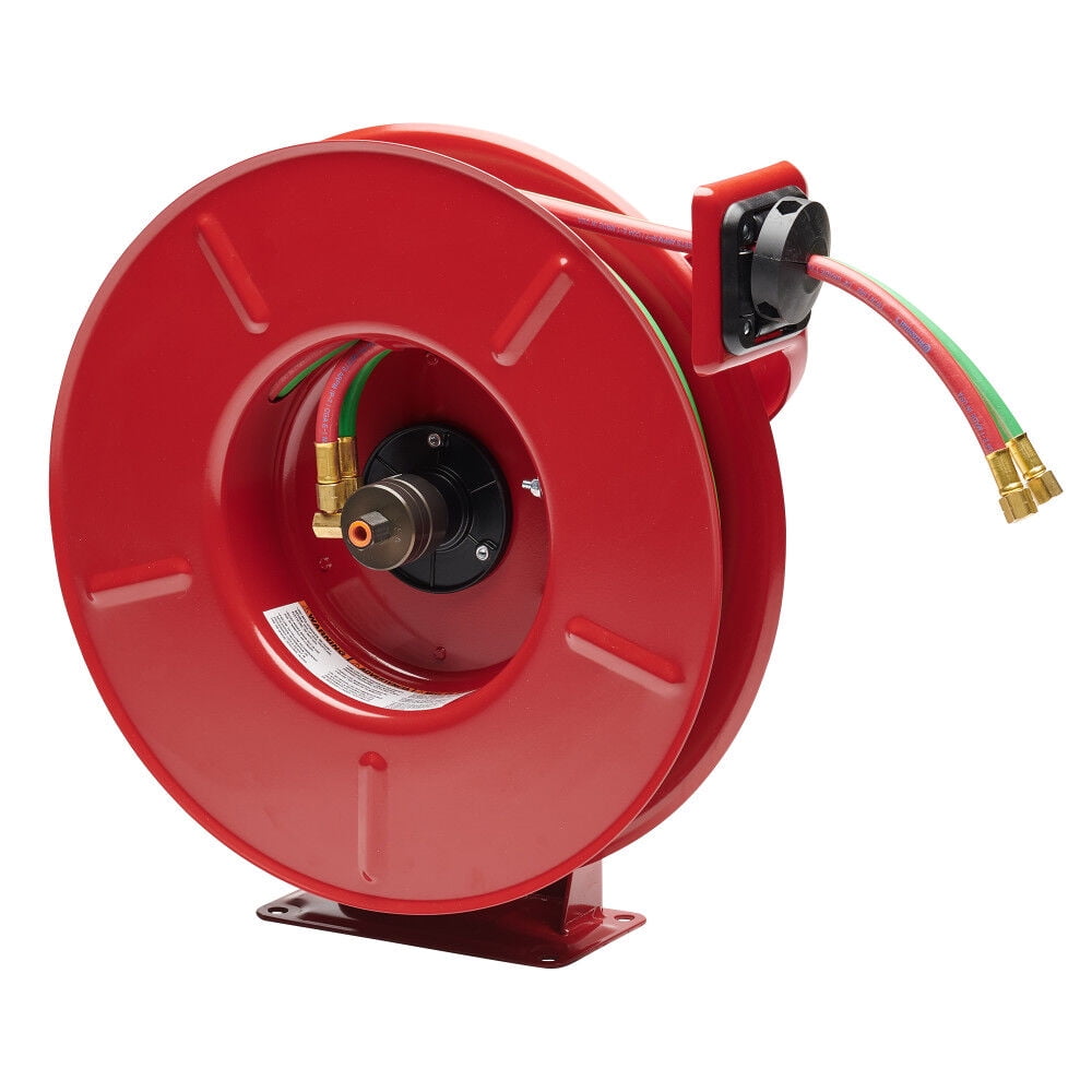 1/4 in. x 50 ft. Twin Line T-Grade Welding Hose Reel