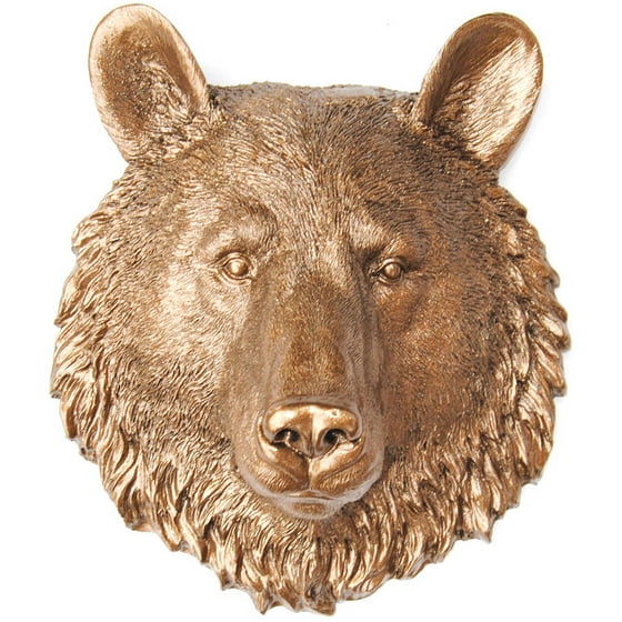 Near And Deer Small Bear Head Wall Mount