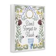 thumbnail image 2 of Stupell Industries Shabby Chic Floral Bathroom Phrase White Framed Giclee Art, 11 x 14, by Elizabeth Medley, 2 of 7