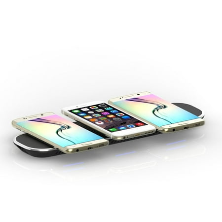 Multifunction 3 In 1 Qi Wireless Charger Portable Cell Phone