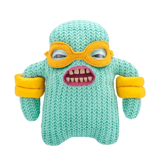 HIXOWIA Fuggler Funny Ugly Monster Beach Fugg, Fugglers Plush Toys Collectible E, Soft Plushies Stuffed Animal Fuggler with Teeth Birthday Halloween Christmas Gifts for Kids 4+