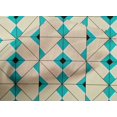 thumbnail image 4 of oneOone Cotton Cambric Fabric Diamond Geometric Print Fabric BTY 56 Inch Wide, 4 of 4