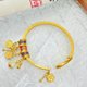 thumbnail image 2 of Pulsera Gold Placer para mujer, estilo chino, 28 g, brazalete abierto, 2 of 2