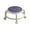 Purple #0, variant on Wheel Rolling Stool with 360° Swivel Wheels | Ergonomic Breathable Cushion Seat | Low Profile Mobile Stool for Home, Office, or Workshop | 10.24x10.24x7.48in