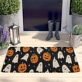 thumbnail image 2 of Halloween Door Mat,Non-Slip Doormat Floor Entryway Rug 17x31.5 Inch Horror Pumpkin Ghost Door Mats for Room Winter Laundry, 2 of 4