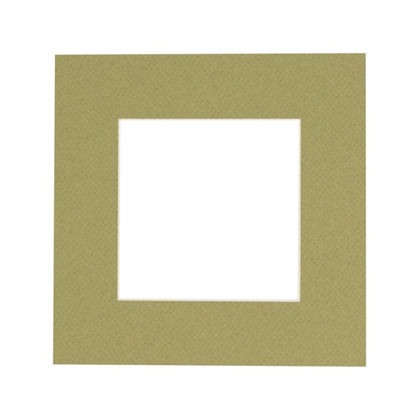 Valley Green Acid Free 16x16 Picture Frame Mats with White Core Bevel