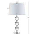 thumbnail image 4 of JONATHAN Y Cole 27" Crystal LED Table Lamp, Clear/Chrome, JYL2042A, 4 of 8