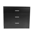 Zimtown MidCentury Modern 3Drawer Nightstand for Bedroom,End