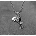 thumbnail image 2 of Collar a juego de astronauta, collar con colgante de imán empalmado para parejas para personas, 2 of 5