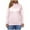Pink, variant on Womens Plus Size Undershirts Casual Oversized Mock Neck Comfortable Stretch Long Sleeve Base Layer