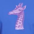 thumbnail image 3 of CafePress - Purple Giraffe T Shirt - Men's Classic Graphic Cotton T-Shirt, 3 of 4