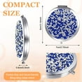 thumbnail image 2 of 8 Pcs Small Compact Mirror Folding Pocket Makeup Mirror Round Hand Held Mirror Cosmetic Magnifying Compact Mirror Rhinestone Mirror with 1X/2X Magnification for Women Girls Travel(Lovely Colors), 2 of 6
