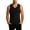 Black, variant on Men's V Neck Seamless thermal Tank Top, Fleece Lined Wool Silk Warm Base Layer Undershirt Size L-4XL Black